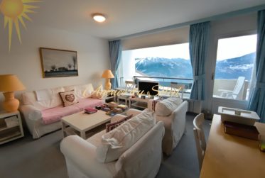 Charmant appartement sud très lumineux de 2 pièces, à 5 minutes à pied du centre de Montana !