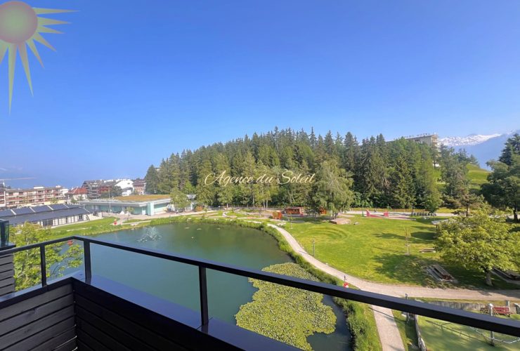 Splendide 3,5 pièces dans une résidence récente, avec une vue sur le lac d’Ycoor et les Alpes !