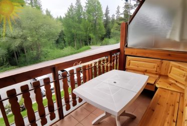 À louer uniquement pour la saison d'hiver ce grand studio sud à proximité du centre de Crans !