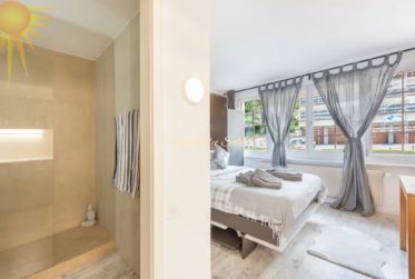 À louer Pour la saison d'hiver 25/26, ce très cosy studio situé à proximité du centre de Crans !