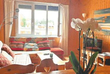 À partir du 15 avril 2026, à louer ce cosy appartement 2.5 pièces en plein cœur de Crans !