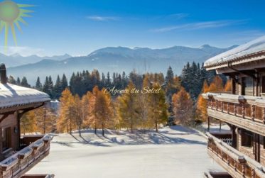 Appartement haut de gamme de 5.5 pièces au centre de la station et en bordure directe du golf !