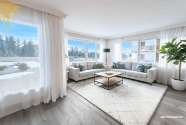 Au cœur de Crans! Grand appartement traversant d'angle de 5.5 pièces avec vaste terrasse sud!