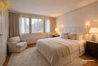 Au cœur de Crans! Grand appartement traversant d'angle de 5.5 pièces avec vaste terrasse sud!