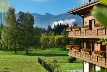 Appartement haut de gamme de 5.5 pièces au centre de la station et en bordure directe du golf !