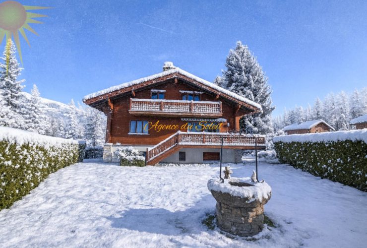 En Exclusivité ! Splendide chalet familial de 8.5 pièces dans un quartier prisé à Crans et en bordure du golf Ballesteros !