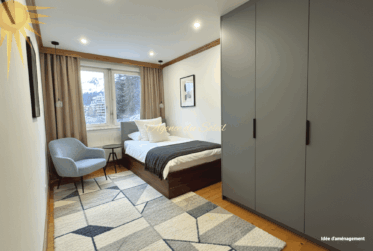 Au cœur de Crans! Grand appartement traversant d'angle de 5.5 pièces avec vaste terrasse sud!