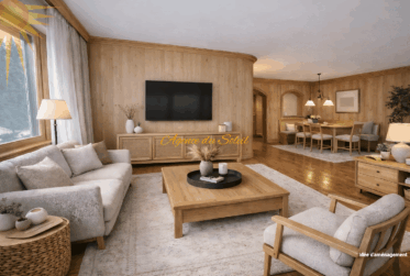 Au cœur de Crans! Grand appartement traversant d'angle de 5.5 pièces avec vaste terrasse sud!