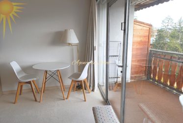 À louer à l'année (à partir du 1r octobre) ce superbe studio de standing avec un balcon sud dans une résidence hôtelière !