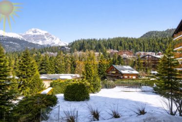 Idéal pour un pied à terre ou un investissement ! Adorable appartement nord de 3.5 pièces, rénové en 2024 à Crans !