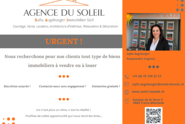 À louer à la saison : Agréable appartement 2.5 pièces en plein cœur de Crans !