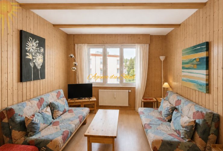 À louer à la saison : Agréable appartement 2.5 pièces en plein cœur de Crans !