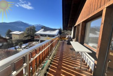Superbe maison sud composé de 2 appartements séparés, à 5' en voiture de Crans-Montana (Mollens)!