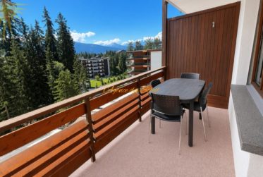 À louer (au mois) ce cosy et vaste studio au centre de Crans !