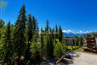 À louer (au mois) ce cosy et vaste studio au centre de Crans !