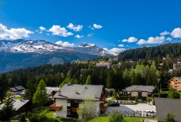 À louer à la saison d'hiver : Bel appartement 2.5 pièces au bord du golf 18 trous et parking devant l’immeuble !